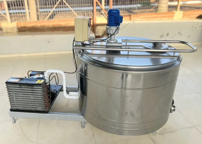 Tanque Resfriador 300 L Tina de Leite Sucos e Caldas Sorvetes Misturador Caldas Agua