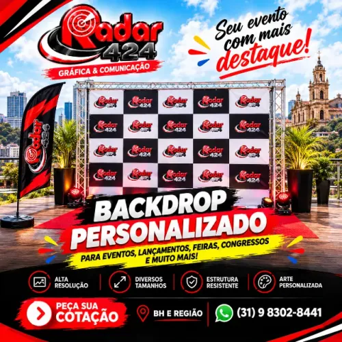 Backdrop Personalizado para Eventos | Painel Fotográfico
