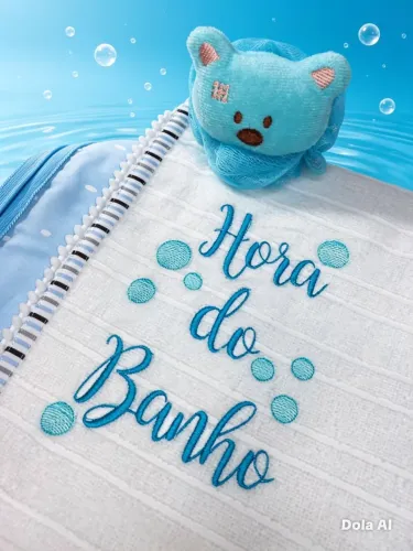 Toalha capuz personalizada 