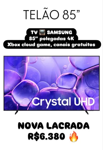 Televisão Samsung 85 Polegadas 4K UHD