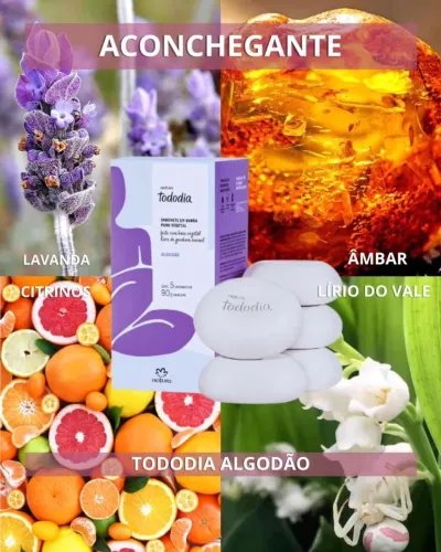 Sabonetes Natura todo dia