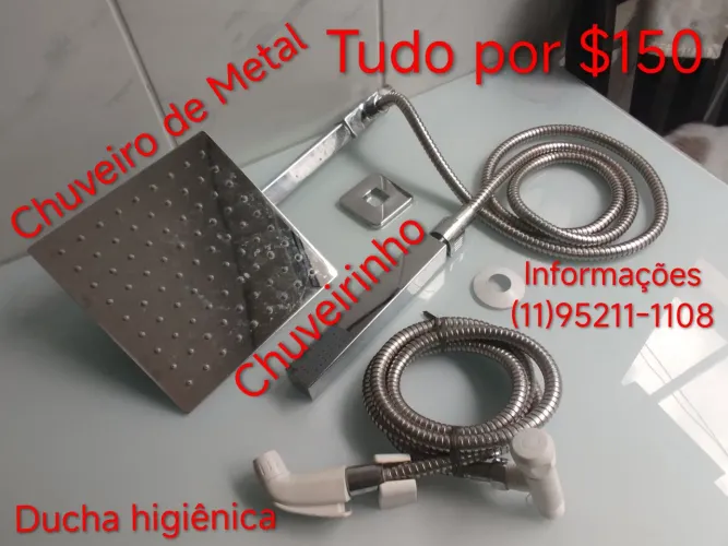 Chuveiro, chuveirinho e Ducha Higiênica