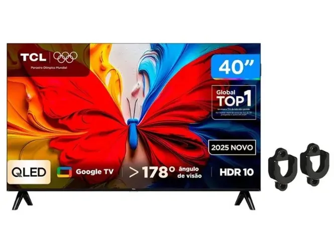 Smart TV 40 TCL Full HD QLED 40S5K Google TV