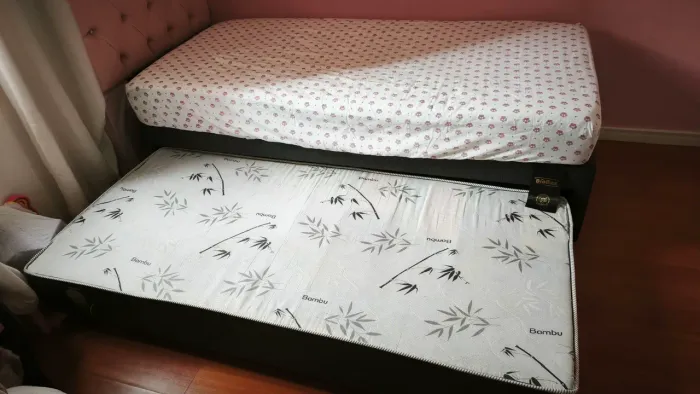 Cama Dupla Solteiro.