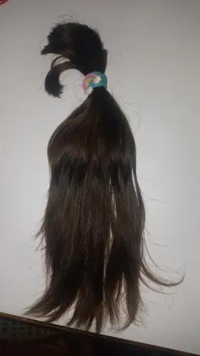 Cabelo humano virgem Castanho claro
