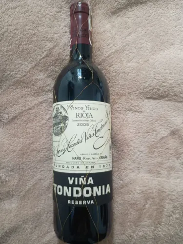 Vinho Rioja vinã Tondônia safra 2005 Reserva espanhol