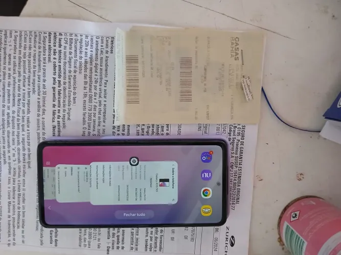 Vendo um celular Samsung a53 128 de 8giga de ram