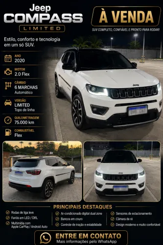 Jeep Compass Limited 2.0 4X2 Flex 16V Aut. 2020