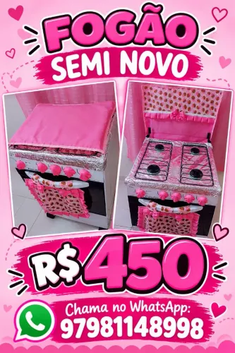 Fogão Esmaltec Semi Novo