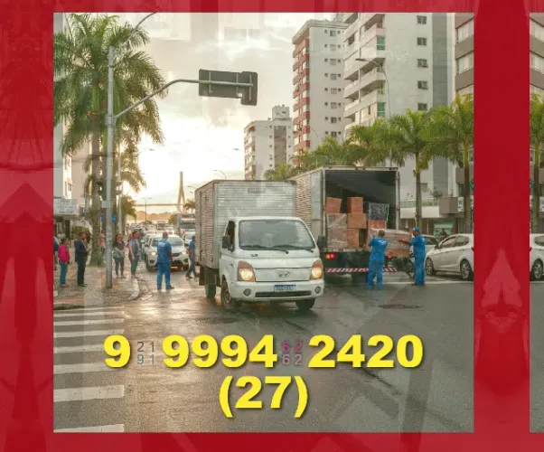 Frete urgente! Seu serviço de transporte disponível agora mesmo! Não perca!