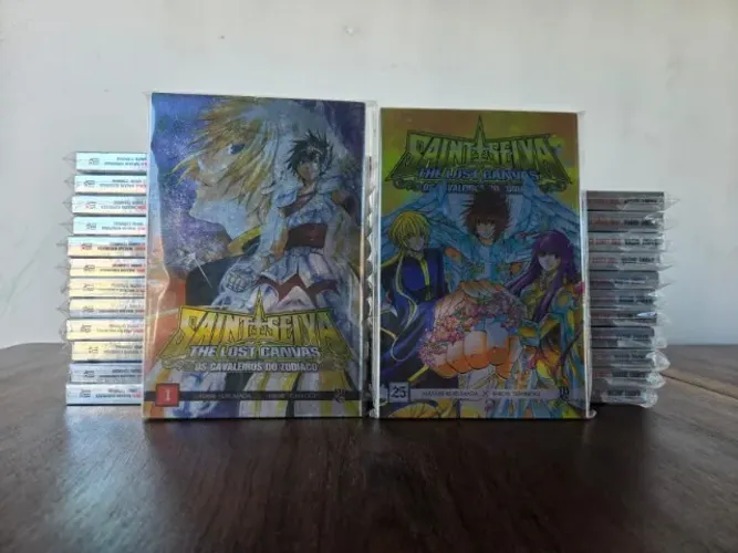 Cavaleiros Do Zodiaco The Lost Canvas Especial 1 ao 25 - 2º edição editora jbc (usado)