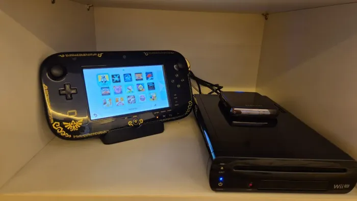Wii U edição The Legend of Zelda com HD cheio de jogos