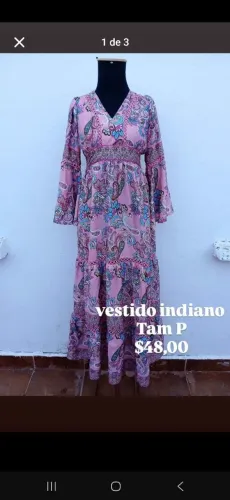 Vestido Novo Indiano P