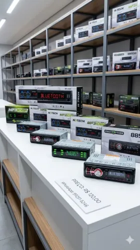 Rádio para carro com bluetooth ( fazemos entregas )