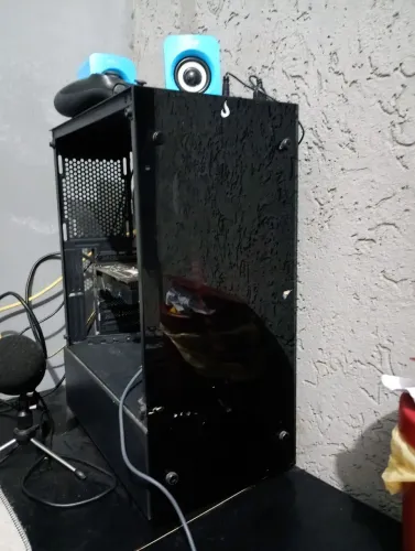 Gabinete + SSD + HD + 5600 amd + placa mãe + fonte