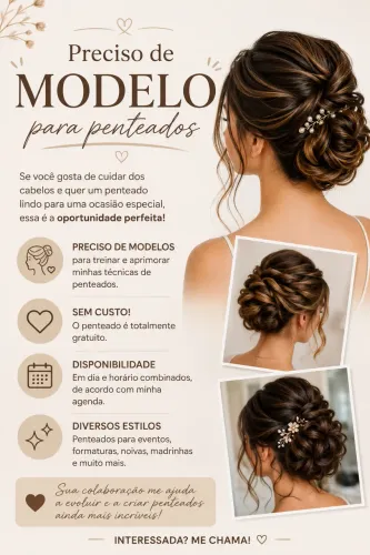 Preciso de Modelo para Penteados