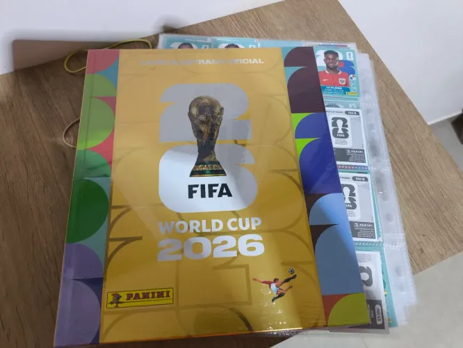Album de figurinhas copa do mundo 2026 completo soltas+ pacotinhos