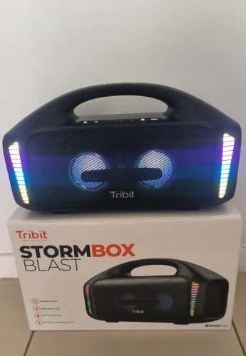 Caixa de som portátil Bluetooth Tribit Stormbox Blast