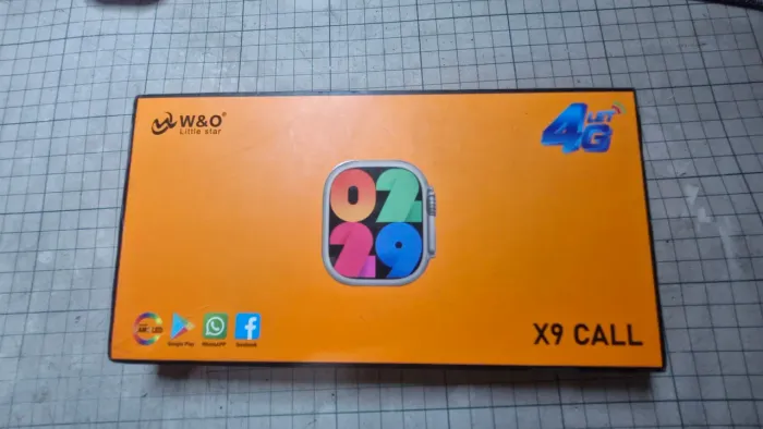 Smartwatch X9 Call W&O Little Star 4G Seminovo | Ligações | GPS | Pulseira Laranja