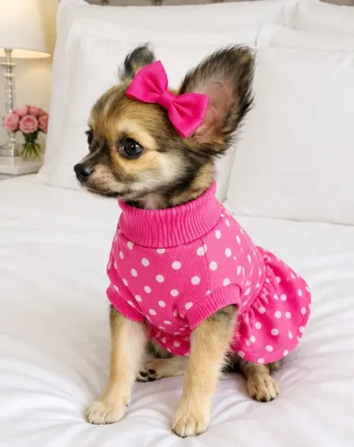 CHIHUAHUA FÊMEA PÊLO LONGO(FOTO REAL) Pedigree