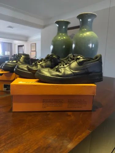 Tênis Nike Air Force 1 Preto Original