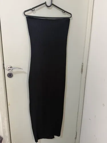 Vestido tube preto 