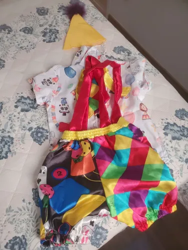 Fantasia de palhaço infantil