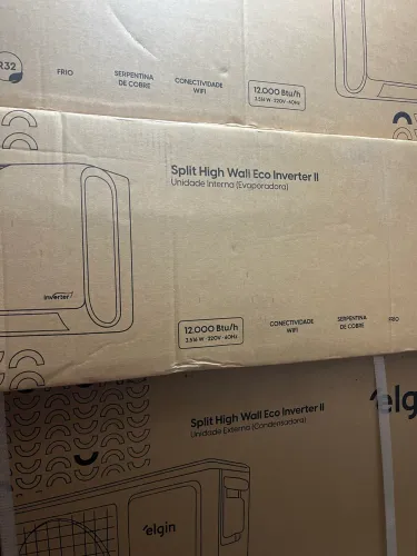 Ar condicionado Elgin 12000 btus inverter com Wi-Fi nova