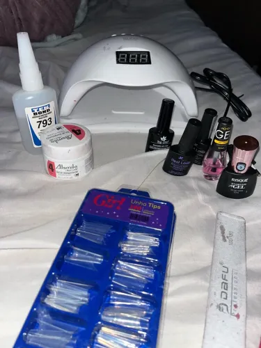 Kit de fazer unha em gel