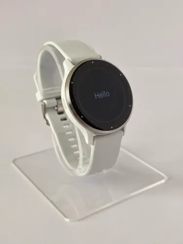 Relógio garmin venu 3 music 45mm Branco seminovo - ótimo estado