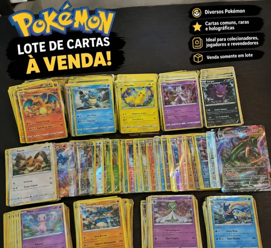 Lote cartas pokémon 