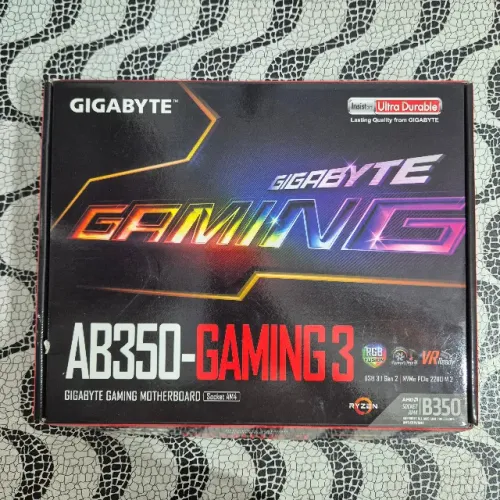 Caixa Placa mãe Gigabyte AB350 - Gaming 3