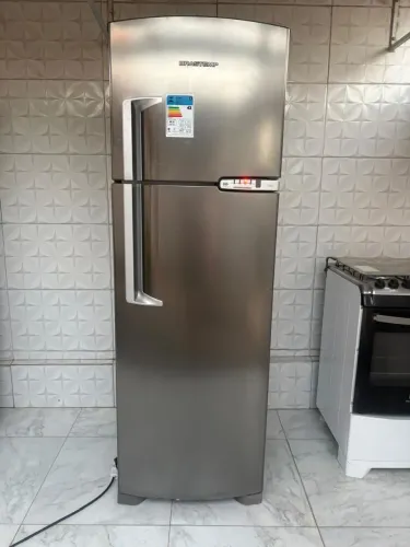 GELADEIRA BRASTEMP DUPLEX FROST FREE PAINEL DIGITAL SEMINOVA 
