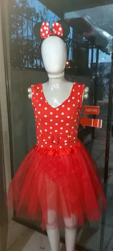 Fantasia Ratinha Minnie tam P adulto