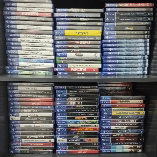 Jogos de PS4.