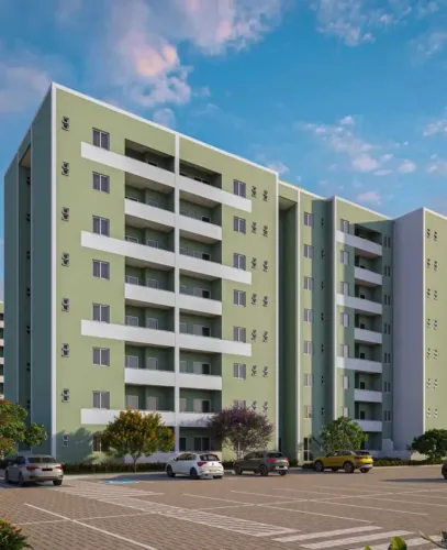 Apto na planta Park das Palmeiras bairro Aruana [17211]