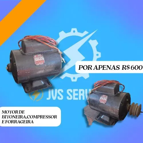 Motor de compressor,forrageira e bitoneira