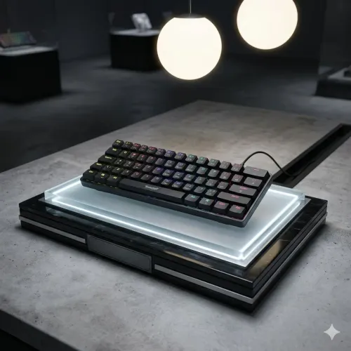 Teclado mecânico, switch e RGB personalizável 