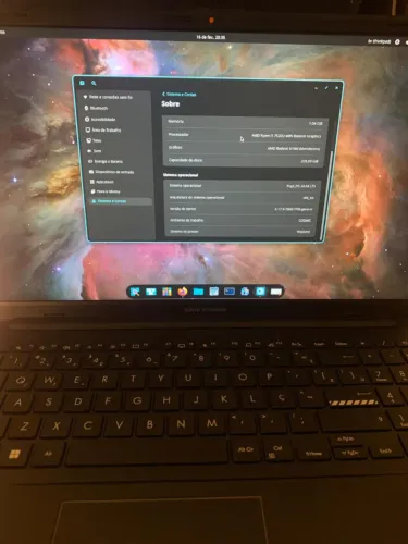 Notebook Gamer Ryzen 5 7520U 8gb nvme 256gb