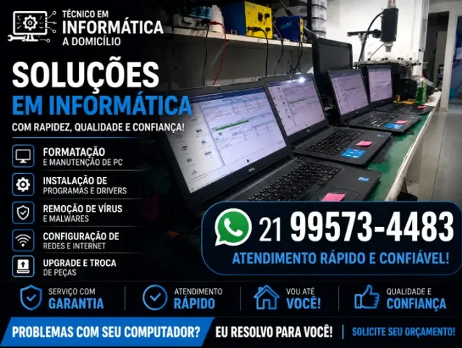 TÉCNICO DE INFORMÁTICA A DOMICÍLIO ( PRAÇA SECA )