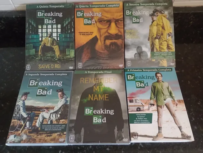 Breaking Bad 1 a 6 Temporada em dvd (usado)