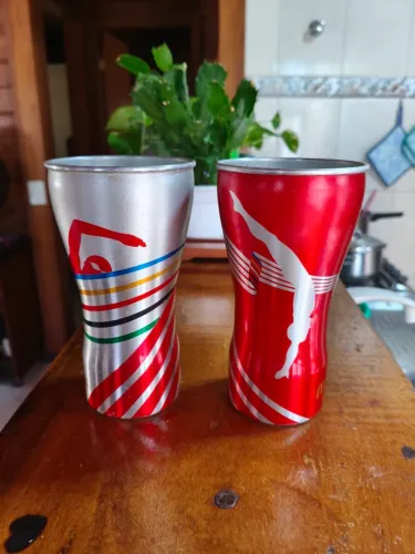 coca cola copo alumínio promocional mcdonald`s olimpiadas rio 2016