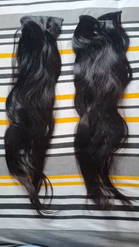 Cabelo natural brasileiro! 60 cm 2 telas..