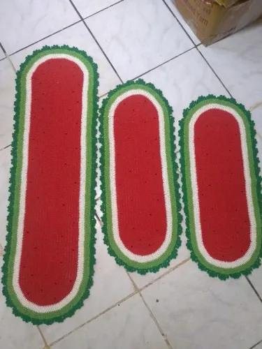 Tapete de crochê