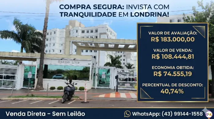 ? COMPRA SEGURA: INVISTA COM TRANQUILIDADE EM LONDRINA! ?