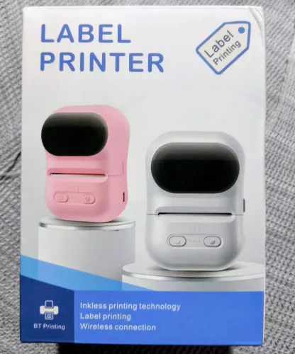 Impressora portátil térmica etiqueta App celular