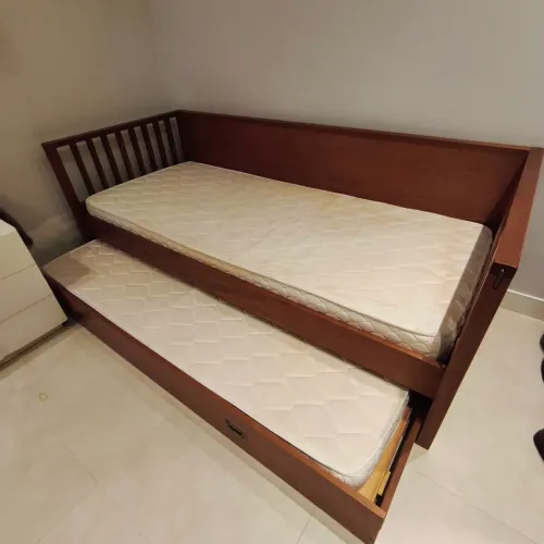 Sofá Cama Tok Stok Madeira Maciça 