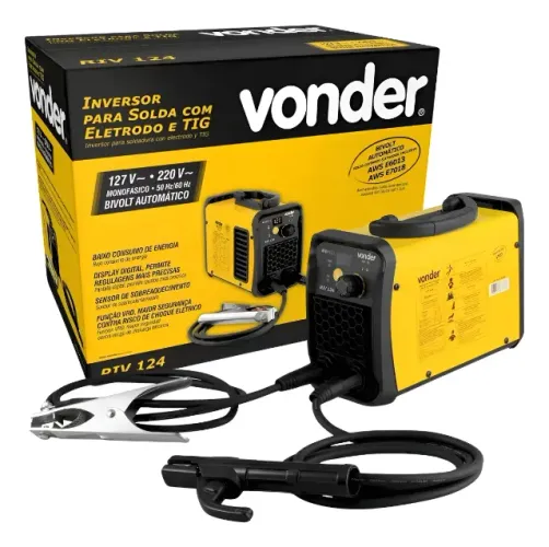 Máquina Inversora Elétrica Para Solda Com Eletrodo, Tig - Vonder