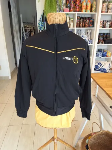 Jaqueta moletom Smart Fit com zíper feminina p