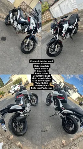 Oportunidade CB Twister 250 2019